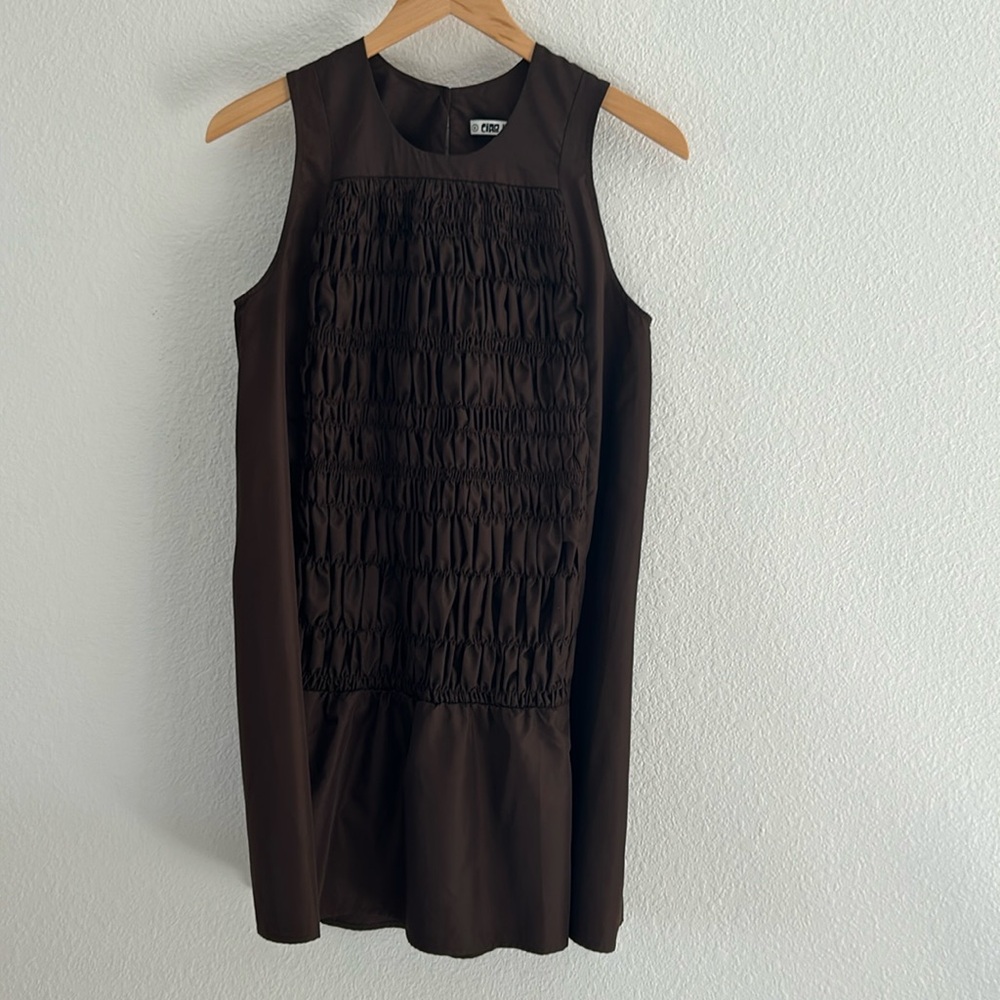 Ciao Lucia Brown Mini Dress